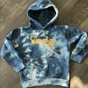 Truth Substance Blue Tie-Dye Hoodie